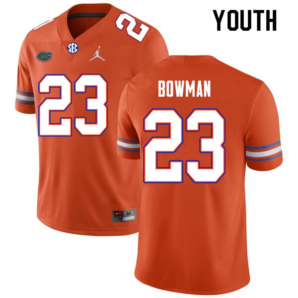 Youth #23 Demarkcus Bowman Florida Gators College Football Jerseys Sale-Orange